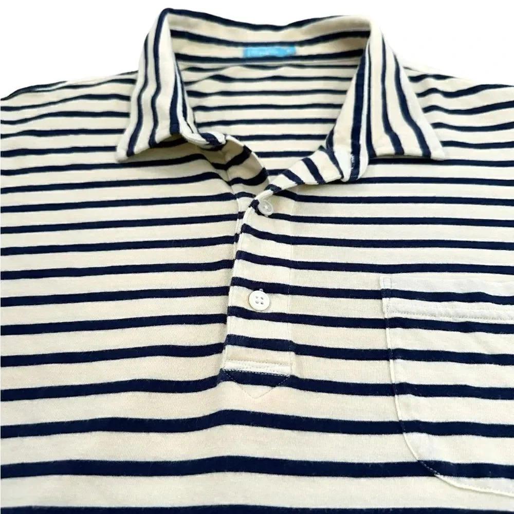 J. McLaughlin | Classic Men’s Striped Polo (XL) - Picture 2 of 5